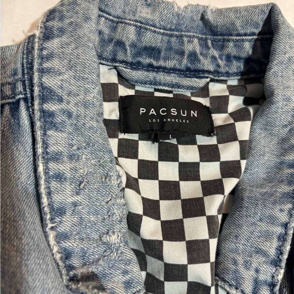 Pacsun Jean distressed jacket - Picture 6 of 7